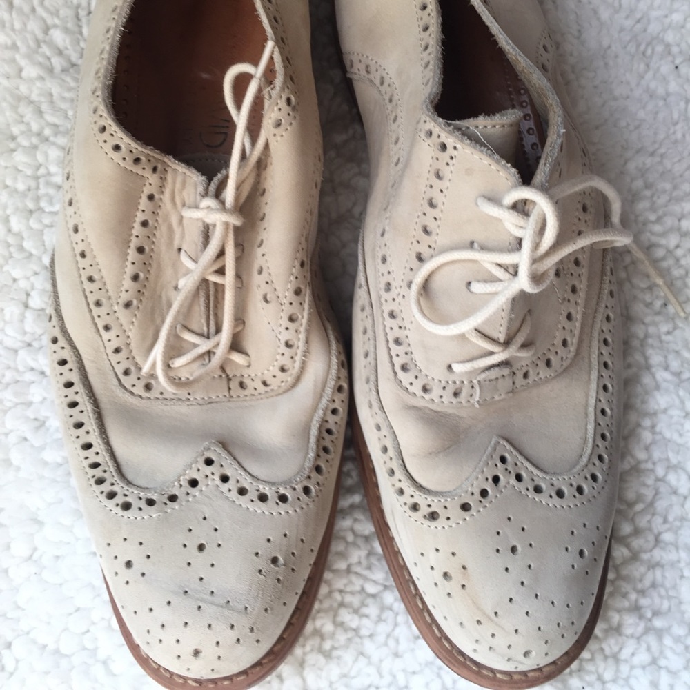 Joan and David lace up flats